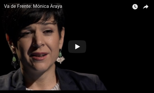 Monica Araya de Costa Rica Limpia entrevista al Presidente de la República